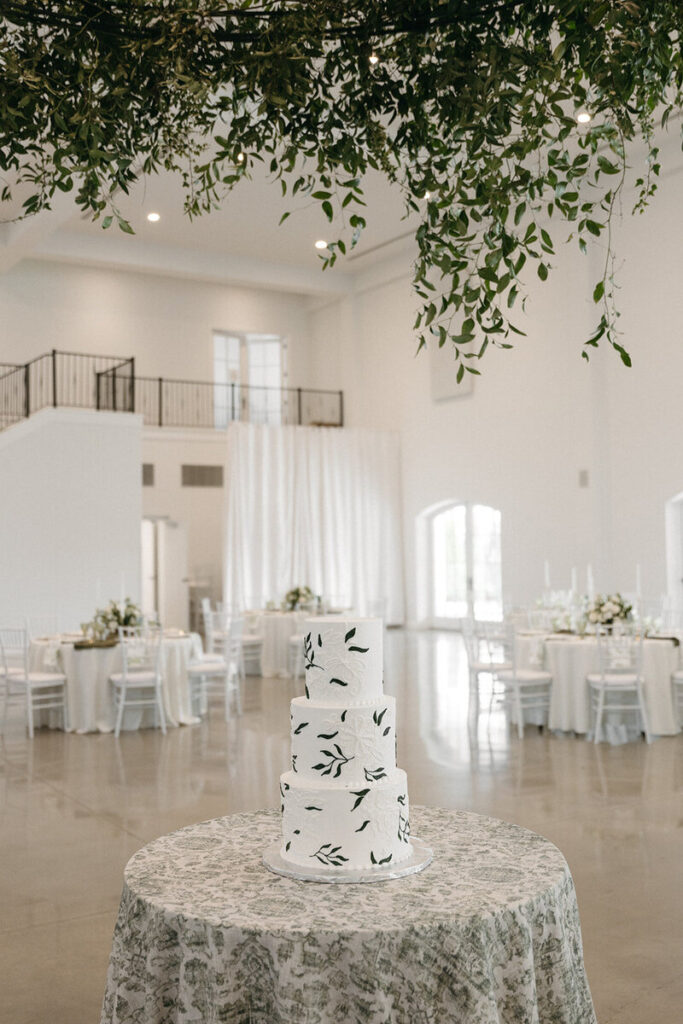 Cake table at The Grand wedding reception